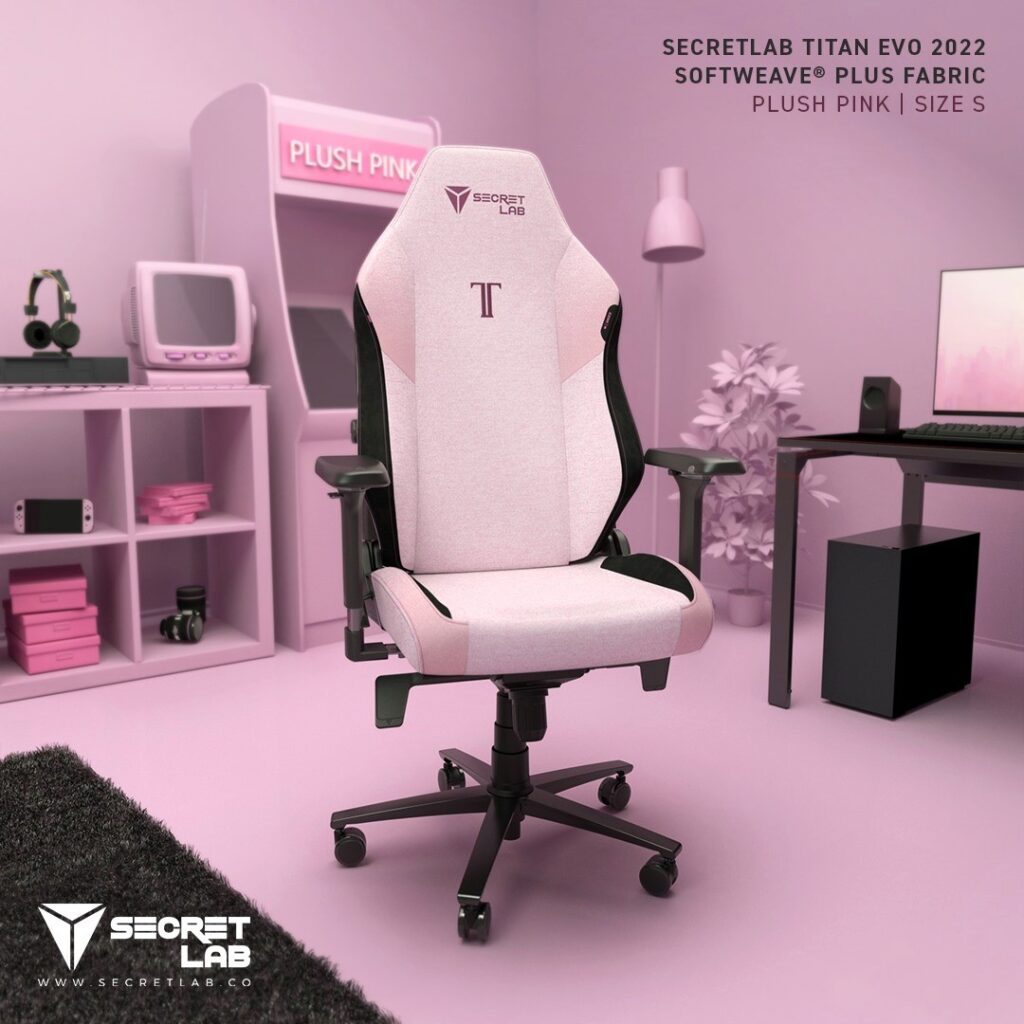كرسي Secretlab Titan Evo Plush Pink