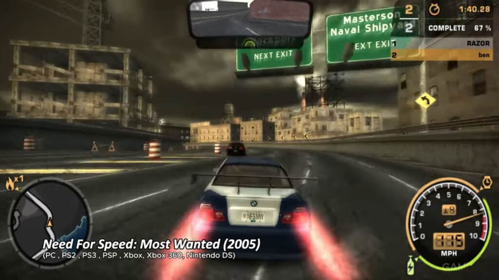 لعبة Need For Speed ​​Most Wanted