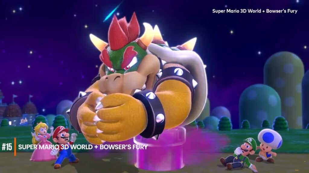 لعبة Super Mario 3D World Plus Bowser's Fury