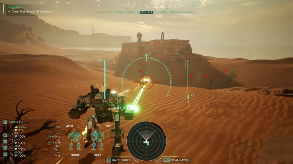 مراجعة لعبة MechWarrior 5: Clans