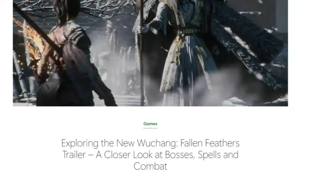 تسريبات لعبة Wuchang Fallen Feathers