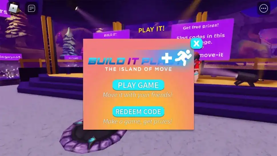 رموز واكواد روبلوكس في Island of Move Roblox
