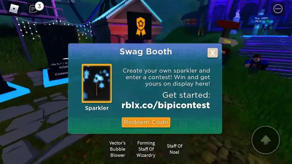 رموز واكواد روبلوكس في قصر Wonder Roblox الترويجي