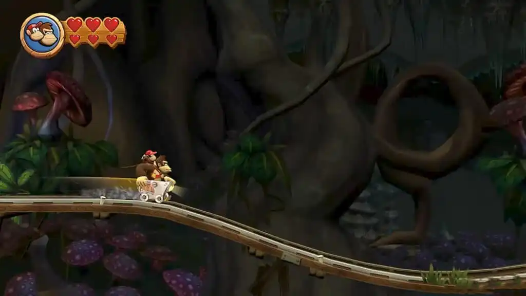 أسلوب اللعب Gameplay في لعبة Donkey Kong Country Returns HD