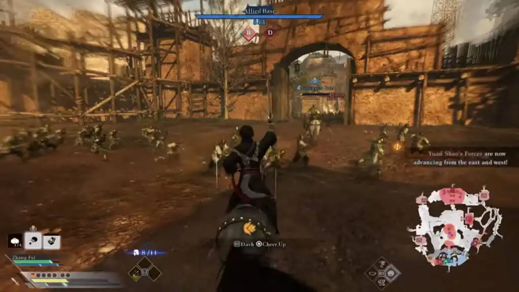 المعارك والقتال في لعبة Dynasty Warriors Origins