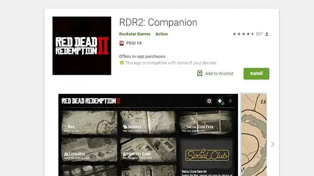 تحميل لعبة ريد ديد ريدمبشن 2 على الهاتف Red Dead Redemption 2 Companion App