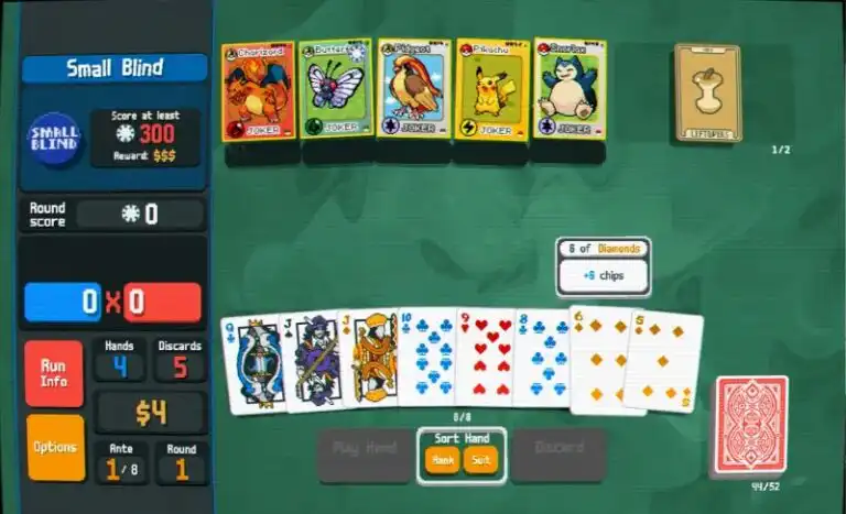 تنزيل Pokermon Mod والجمع بين Balatro & Pokémon مع Pokermon Mod