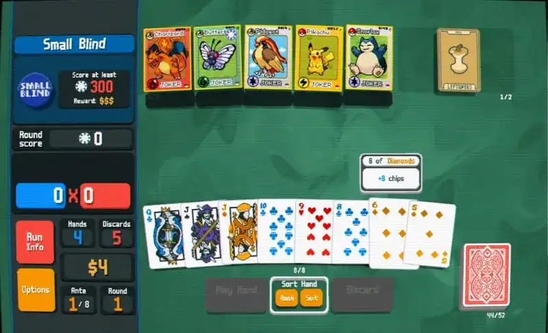 تنزيل Pokermon Mod والجمع بين Balatro & Pokémon مع Pokermon Mod