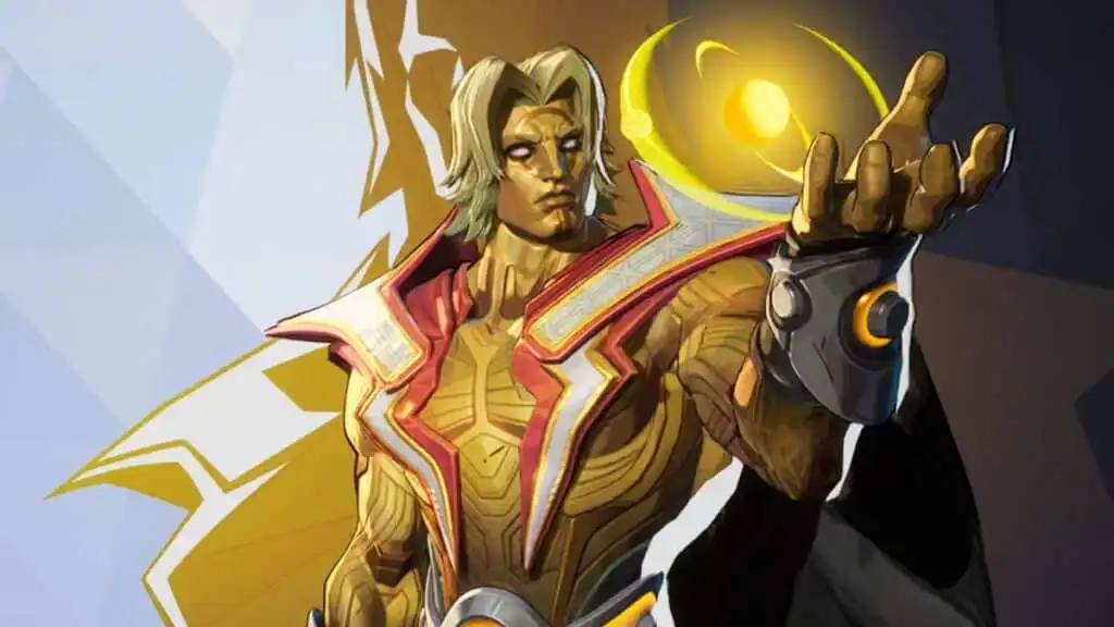 شخصية Adam Warlock الممثل هو Jordan Reynolds