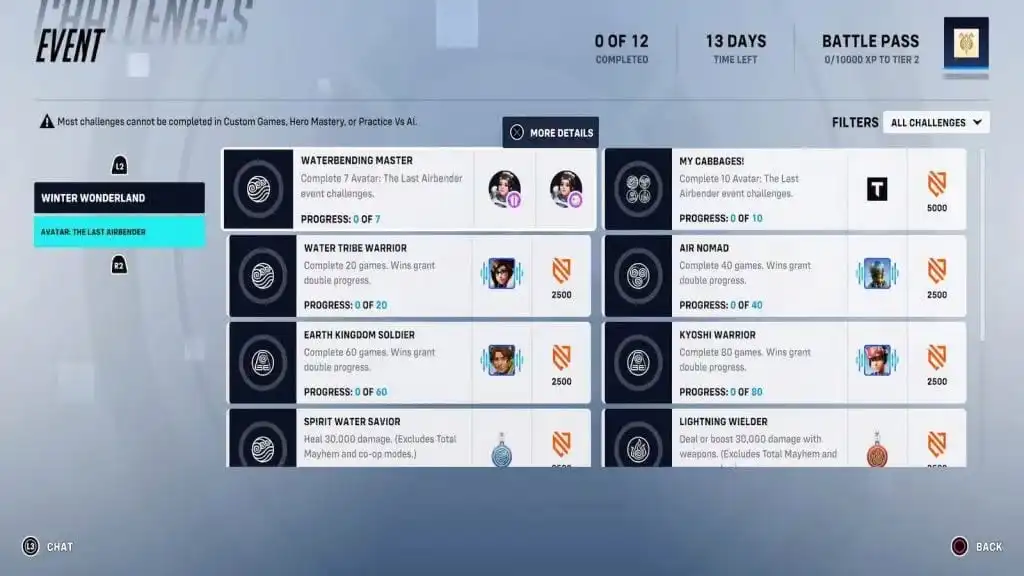 كيفية كسب مكافآت مجانية في Overwatch 2 حدث Avatar The Last Airbender 