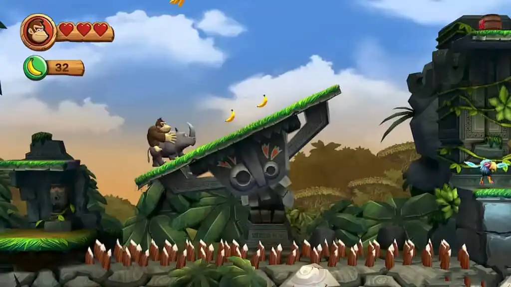 مراجعة لعبة Donkey Kong Country Returns HD