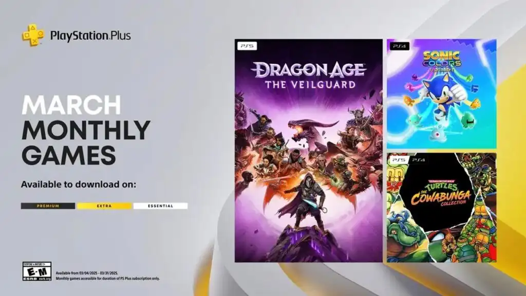 ألعاب PlayStation Plus المجانية لشهر مارس 2025