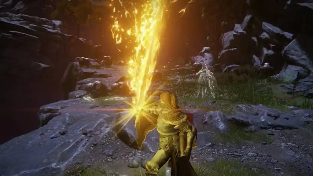 بيلد مزارع السيف الأرخي المقدس Sacred Relic Sword Farmer