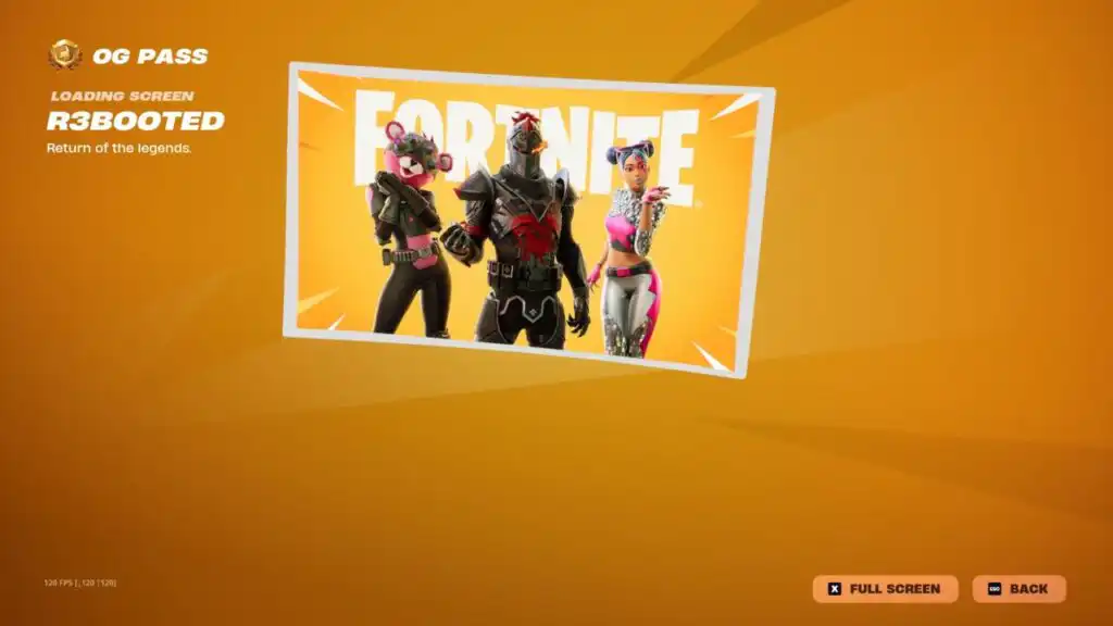 جميع سكنات و مكافآت Fortnite OG Pass الفصل 1 الموسم 2