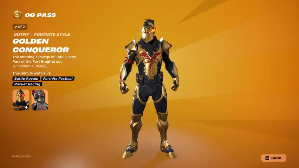 جميع سكنات و مكافآت Fortnite OG Pass الفصل 1 الموسم 2