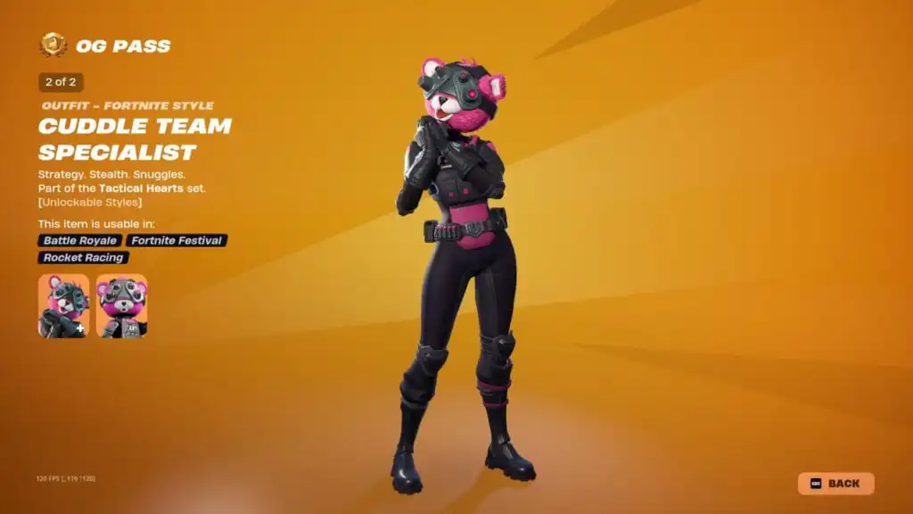 جميع سكنات و مكافآت Fortnite OG Pass الفصل 1 الموسم 2