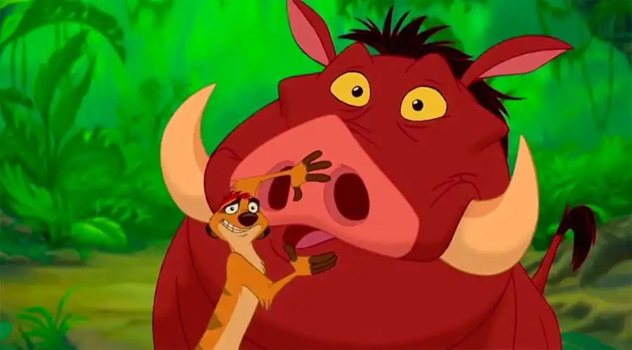 شخصية تيمون وبومبا Timon و Pumbaa