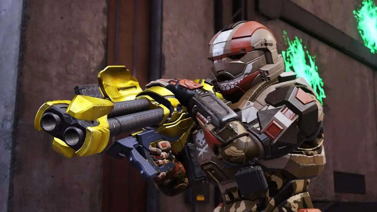 لا تحتوي Halo Infinite على مدفع قضبان الوقود ، ولكن سيكون لديه صاروخ يطلق قضبان الوقود