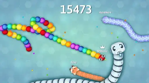 تحميل لعبة الثعبان snake.io مهكرة للاندرويد APK