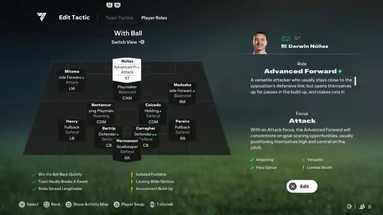 تكتيك 4-2-3-1 (عريض)