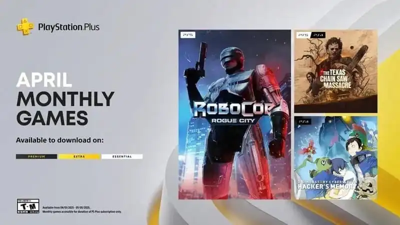 ألعاب PlayStation Plus لشهر أبريل 2025