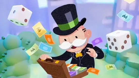 الحصول علي روابط النرد المجانية في مونوبولي جو Monopoly Go لشهر مارس 2025