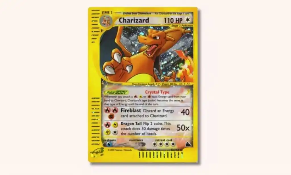 بطاقة Crystal Charizard Holo (146/144)