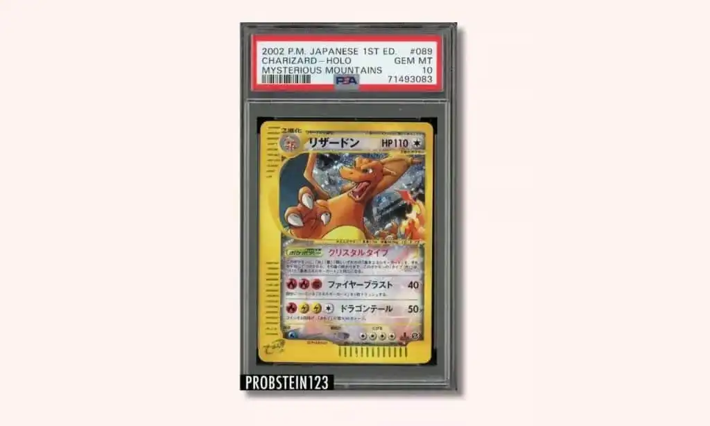 بطاقة Crystal Charizard Holo (First Edition) (089/088)