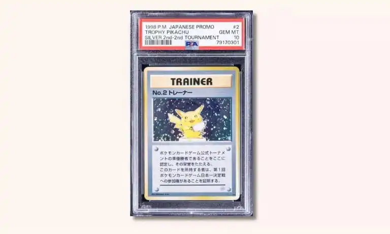 بطاقة البطولة الثانية لكأس بيكاتشو الفضي Trophy Pikachu Silver 2nd Tournament Card