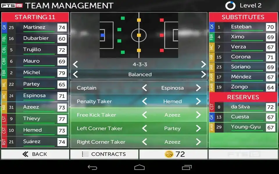 تحميل لعبة FTS 2015 موبايل للاندرويد APK + OB