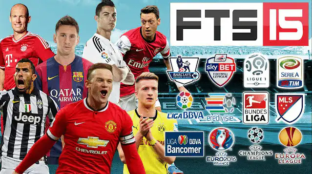 تحميل لعبة FTS 2015 موبايل للاندرويد APK + OB