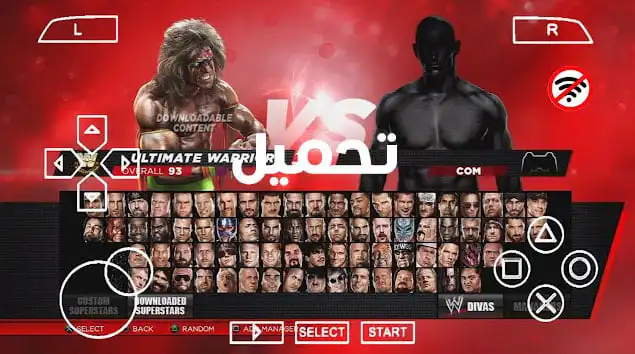 تحميل لعبة WWE 2K14 ppsspp للاندرويد والكمبيوتر مضغوطة بحجم صغير