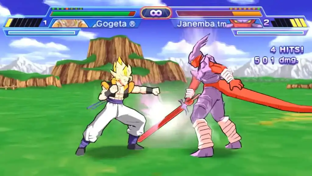 تحميل لعبة دراغون بول Dragon Ball Z Shin Budokai: Another Road PPSSPP