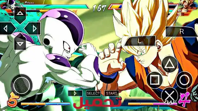 تحميل لعبة دراغون بول فايترز PPSSPP