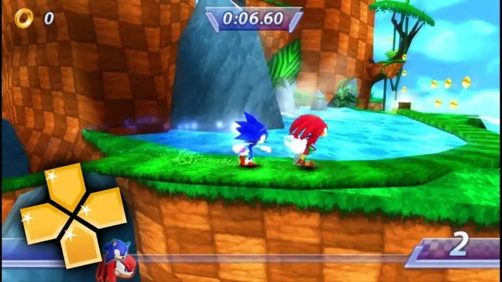 تحميل لعبة سونيك Sonic Rivals ppsspp للاندرويد والكمبيوتر