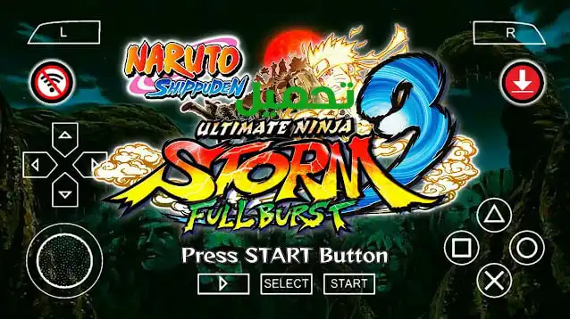 تحميل لعبة ناروتو ستورم Naruto Ultimate Ninja Storm 3 ppsspp للاندرويد والكمبيوتر