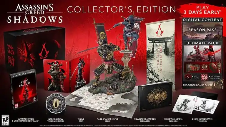 سعر لعبة Assassin's Creed Shadows