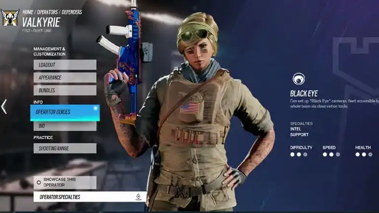 شخصية فالكيري Valkyrie