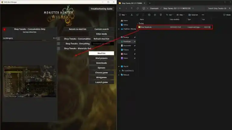 قم بتثبيت التعديل الأول