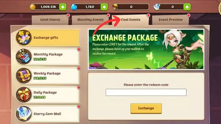 كيفية استرداد رموز الهدايا في Idle Heroes