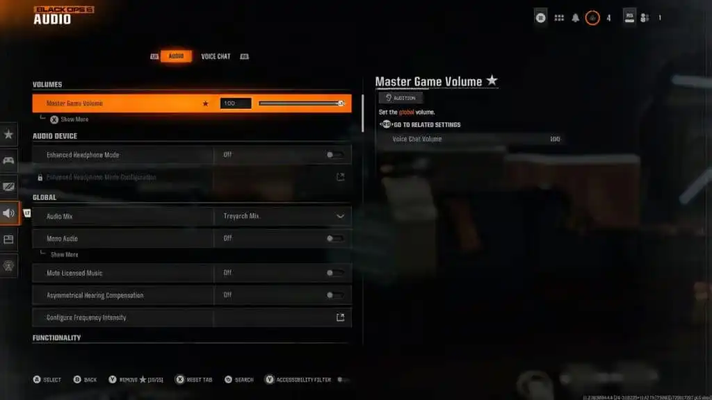 أفضل إعدادات الصوت Black Ops 6 لسماع خطى العدو