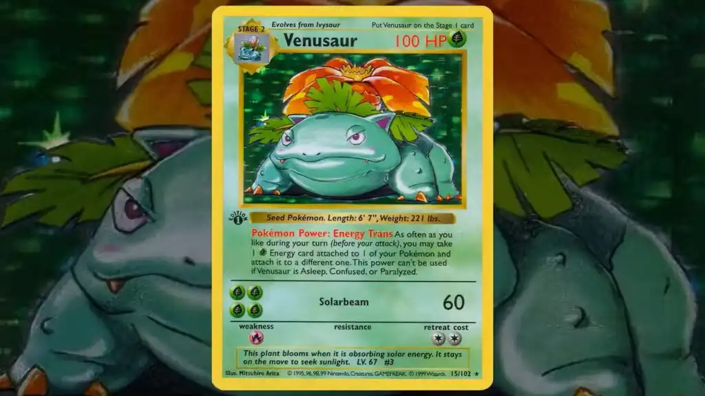 بطاقة فينوسور Venusaur