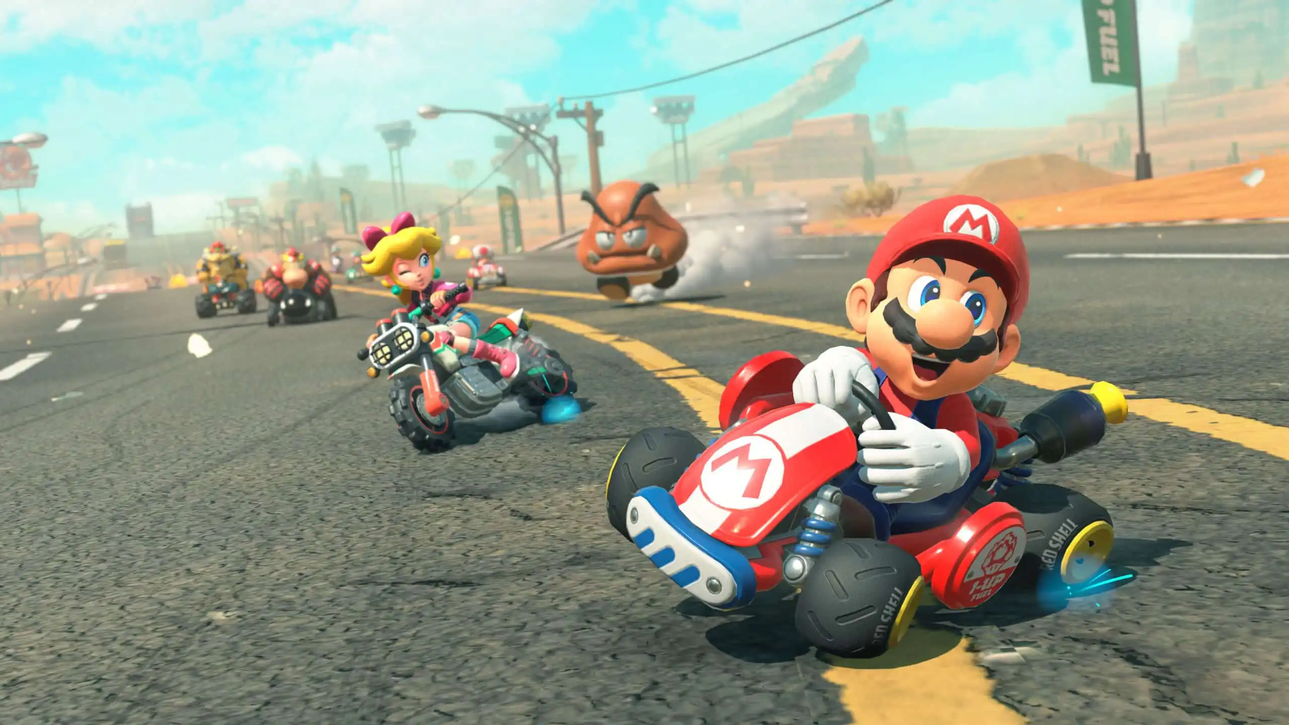 تكشف Nintendo عن أحجام الملفات لـ Mario Kart World و Donkey Kong Bananza والمزيد