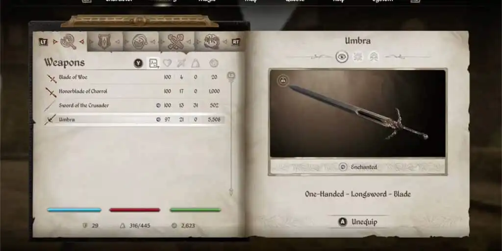 سلاح Umbra