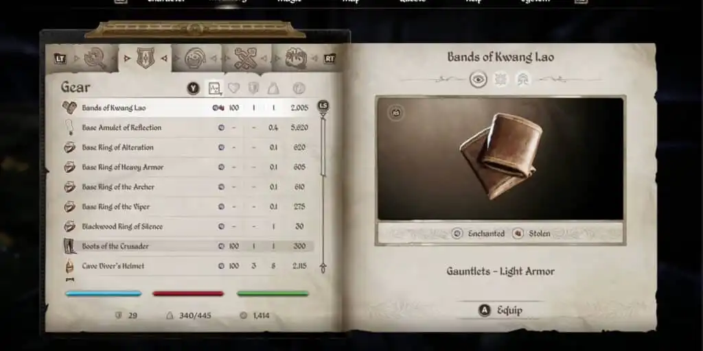 سلاح فرق كوانغ لاو Bands of Kwang Lao