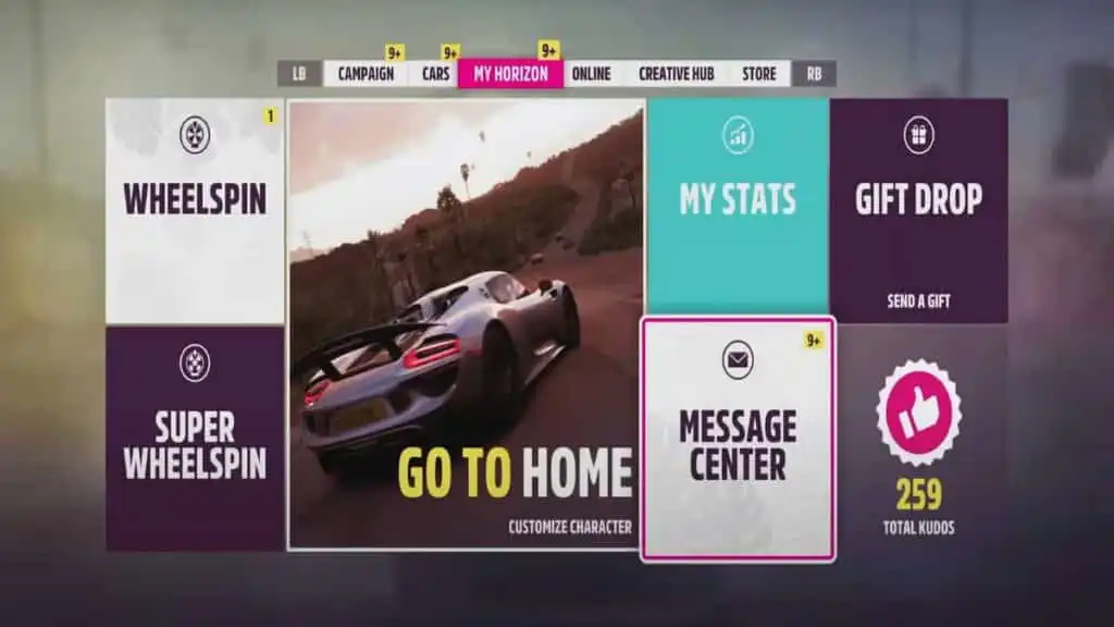 كيفية المطالبة بلفائف عجلة Forza Horizon 5