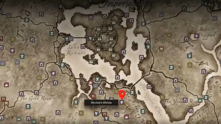 كيفية بدء مهمة ضريح هيرسين في Oblivion Remastered