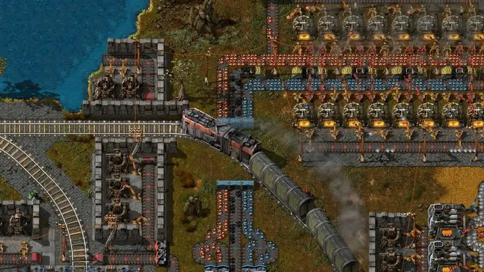 لعبة عامل Factorio