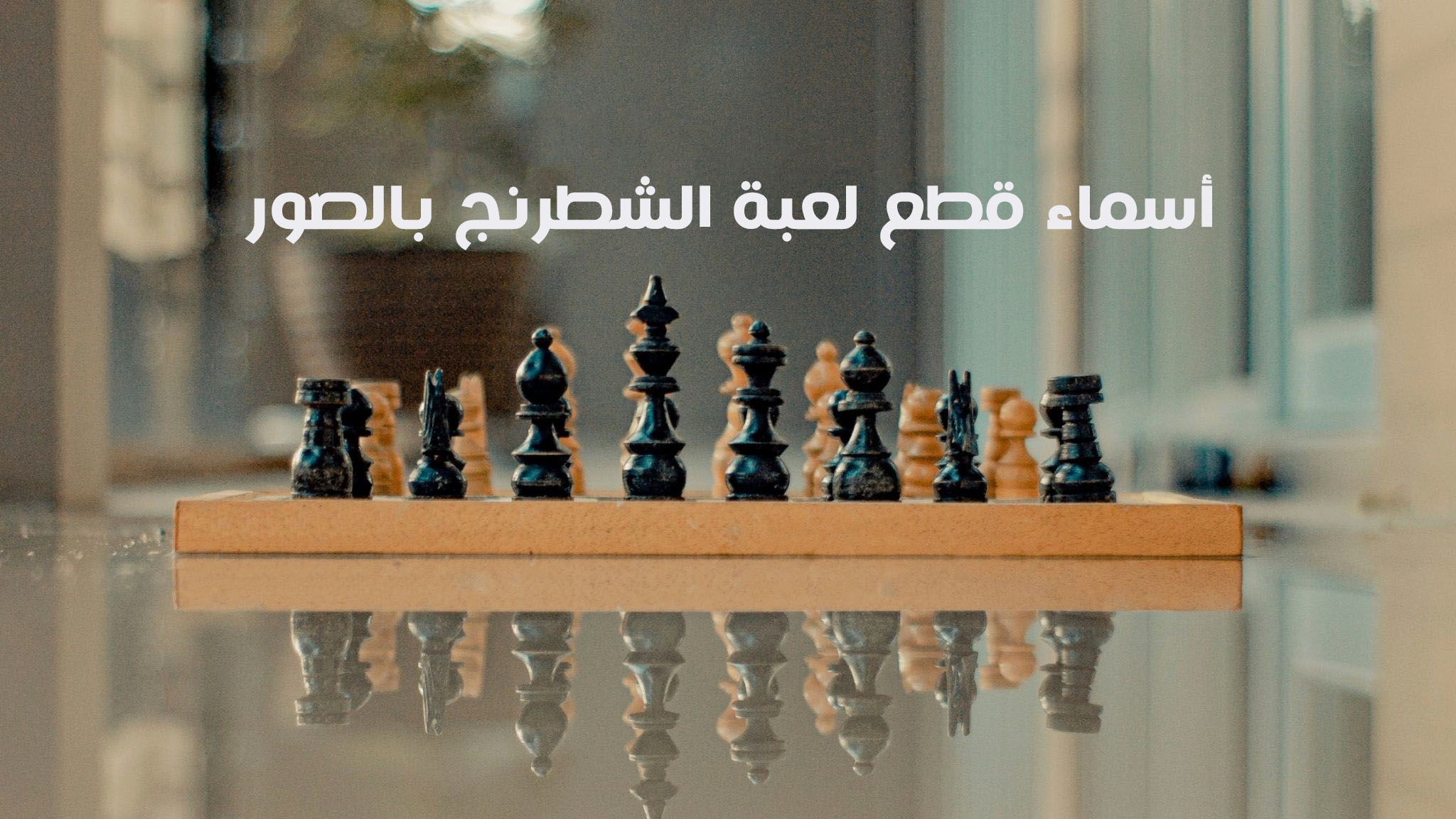 أسماء قطع لعبة الشطرنج بالصور والعربي والانجليزي