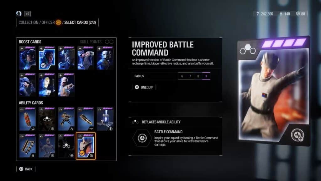 أفضل بطاقات ضابط النجوم في Star Wars Battlefront 2